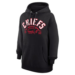 Kansas City Chiefs Starter Unisex Half Ball Team Fleece Pullover Hoodie - Black for sale