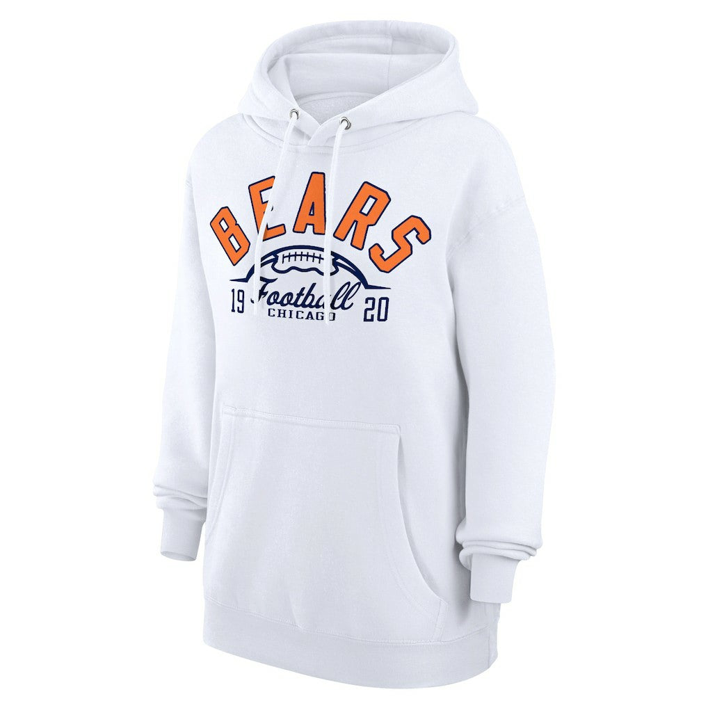 Chicago Bears Starter Unisex Half Ball Team Fleece Pullover Hoodie - White sale