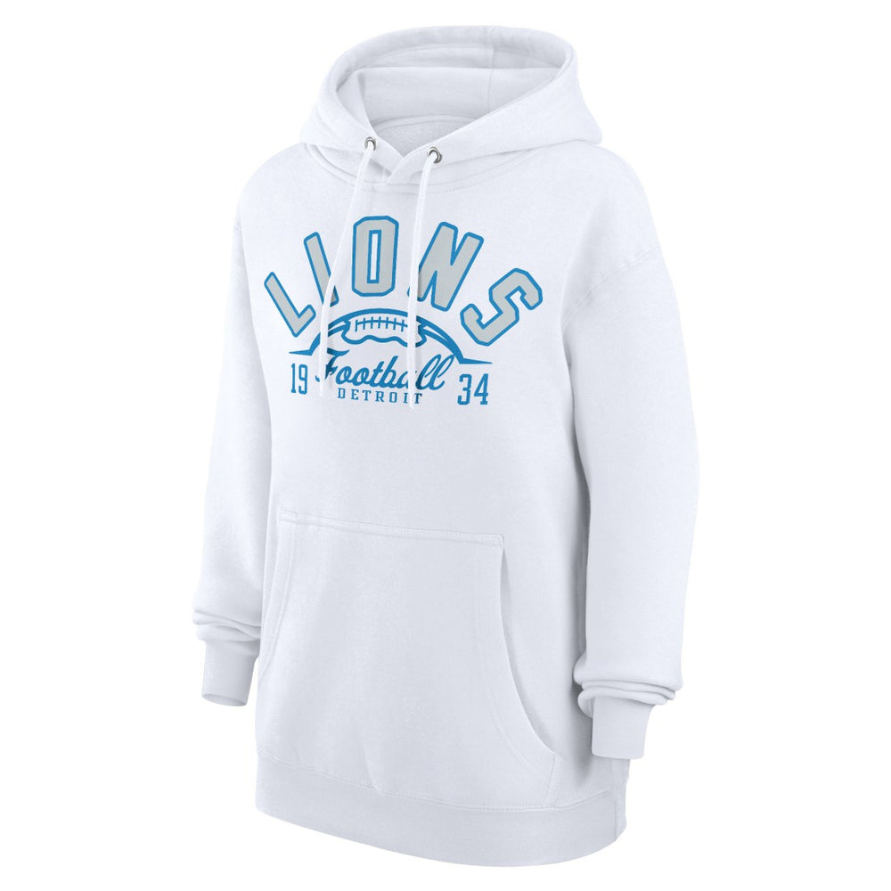 Detroit Lions Starter Unisex Half Ball Team Fleece Pullover Hoodie - White online