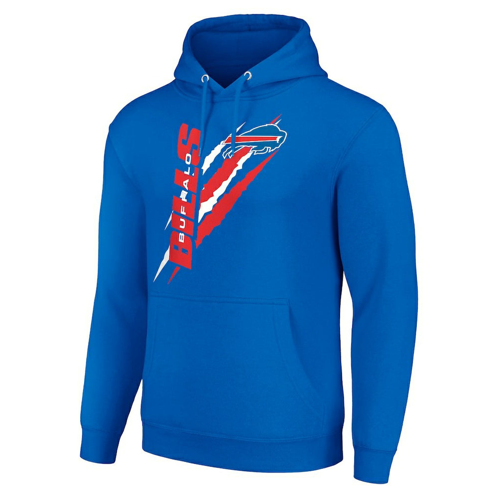 Buffalo Bills Starter Unisex Color Scratch Fleece Pullover Hoodie - Royal online