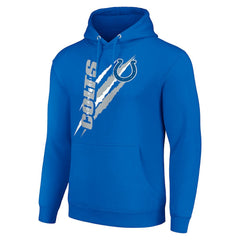 Indianapolis Colts Starter Unisex Color Scratch Fleece Pullover Hoodie - Royal sale