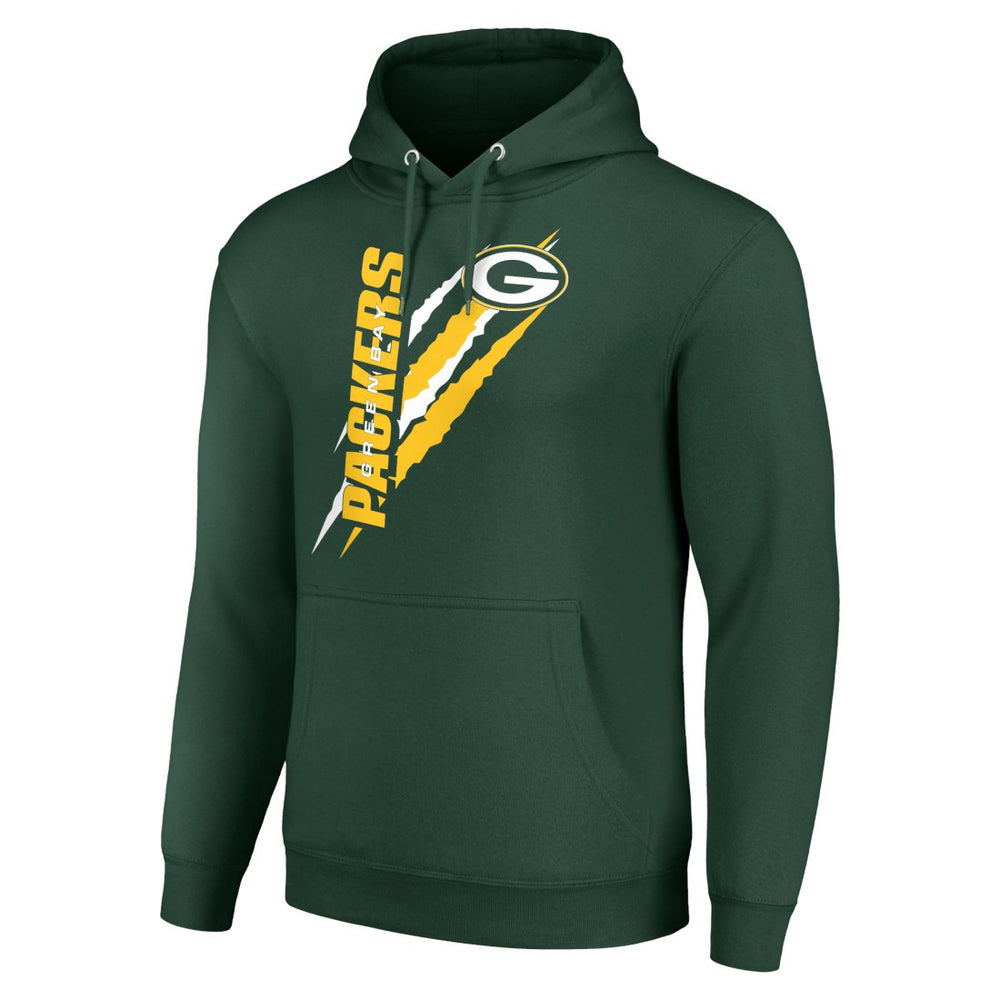 Green Bay Packers Starter Unisex Color Scratch Fleece Pullover Hoodie - Green on sale