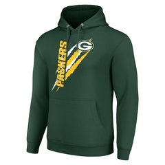 Green Bay Packers Starter Unisex Color Scratch Fleece Pullover Hoodie - Green on sale