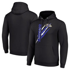 Baltimore Ravens Starter Unisex Color Scratch Fleece Pullover Hoodie - Black sale