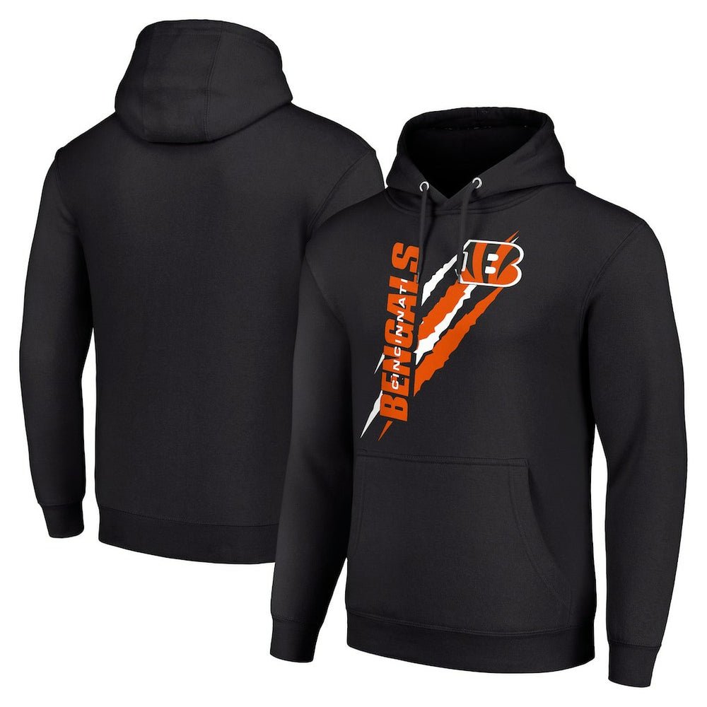 Cincinnati Bengals Starter Unisex Color Scratch Fleece Pullover Hoodie - Black sale