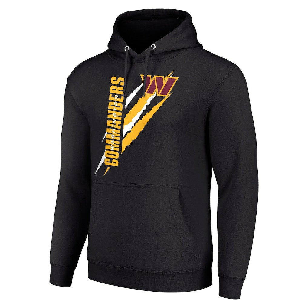 Washington Commanders Starter Unisex Color Scratch Fleece Pullover Hoodie - Black on sale