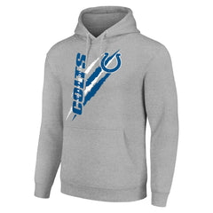 Indianapolis Colts Starter Unisex Color Scratch Fleece Pullover Hoodie - Heather Gray outlet