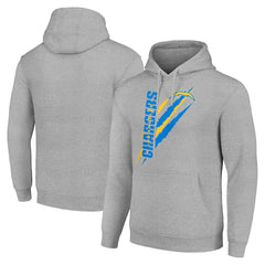 Los Angeles Chargers Starter Unisex Color Scratch Fleece Pullover Hoodie - Heather Gray online