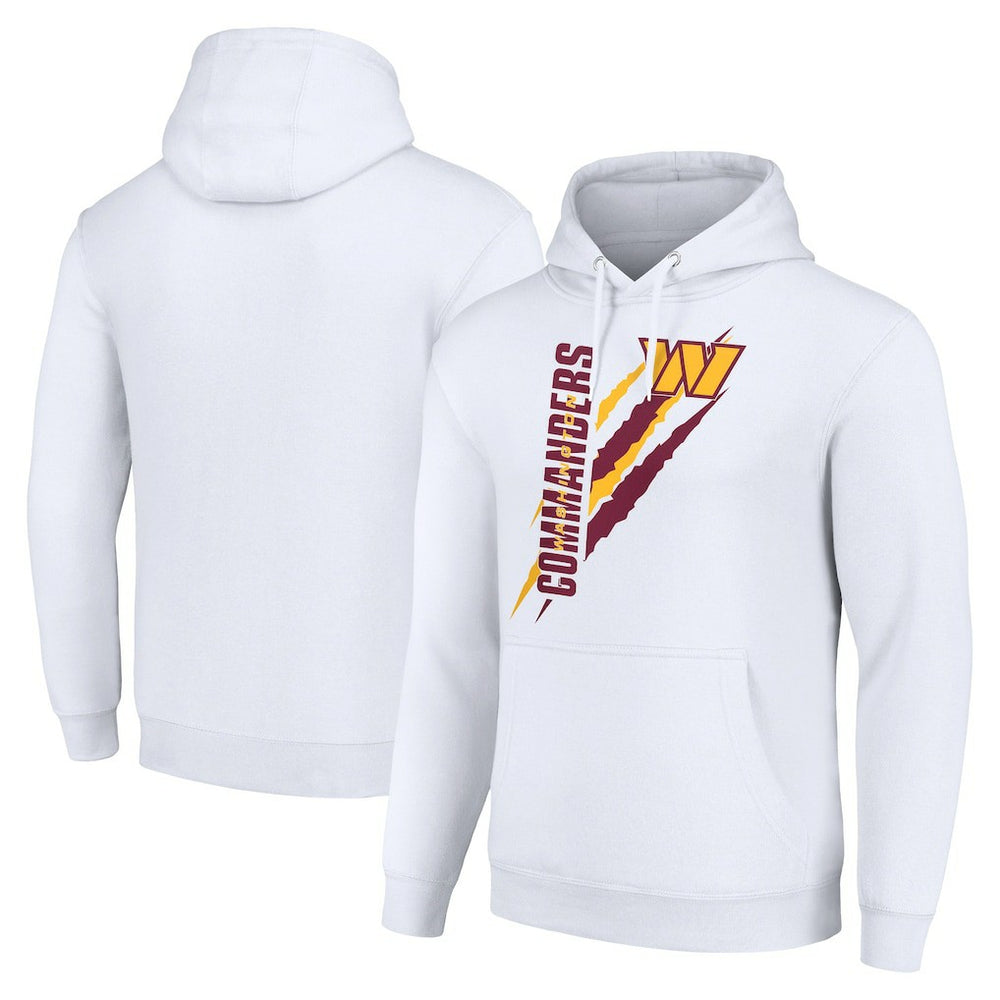 Washington Commanders Starter Unisex Color Scratch Fleece Pullover Hoodie - White on sale