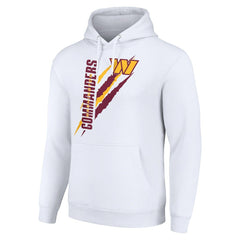Washington Commanders Starter Unisex Color Scratch Fleece Pullover Hoodie - White on sale