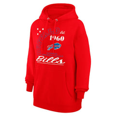 Buffalo Bills Starter Unisex Arch Team Fleece Pullover Hoodie - Red on sale