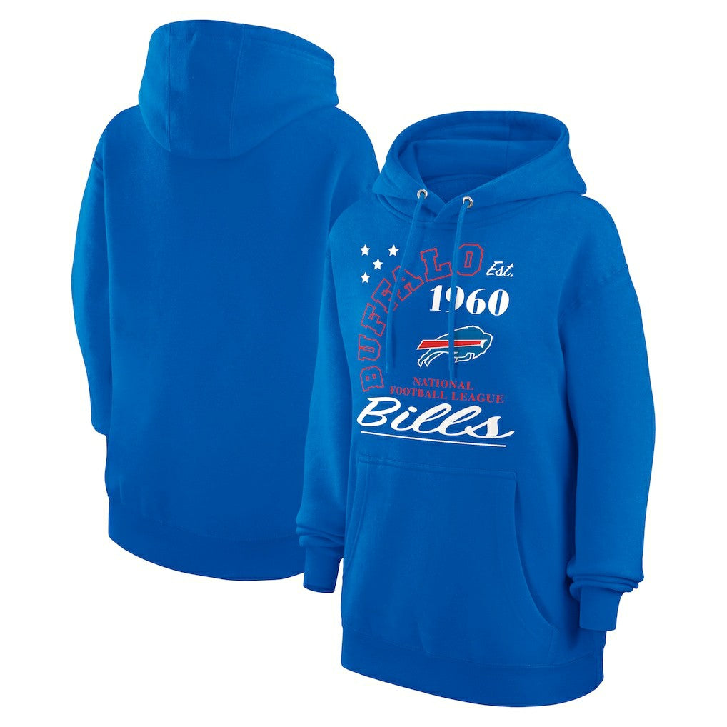 Buffalo Bills Starter Unisex Arch Team Fleece Pullover Hoodie - Royal discount