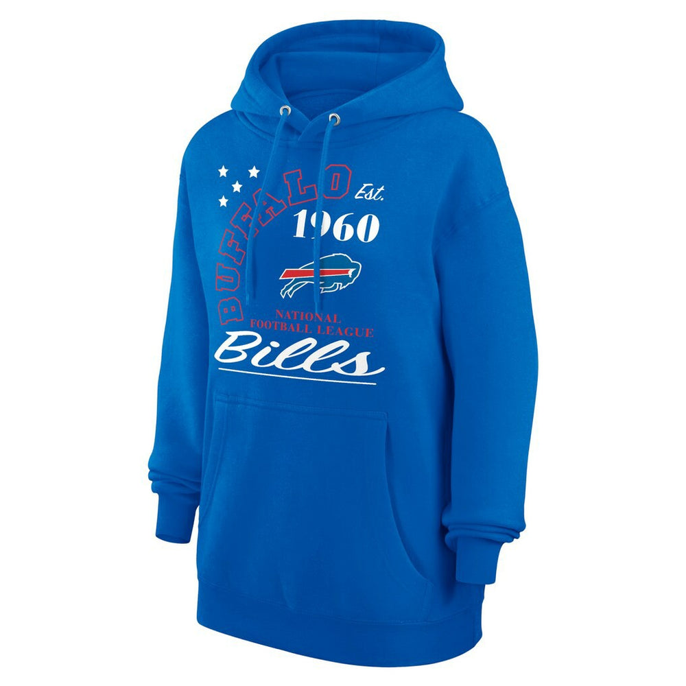 Buffalo Bills Starter Unisex Arch Team Fleece Pullover Hoodie - Royal discount