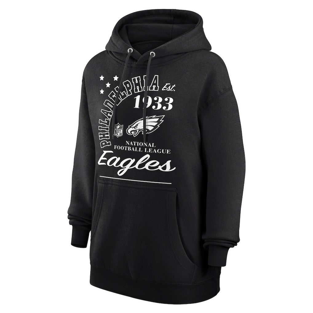 Philadelphia Eagles Starter Unisex Arch Team Fleece Pullover Hoodie - Black outlet