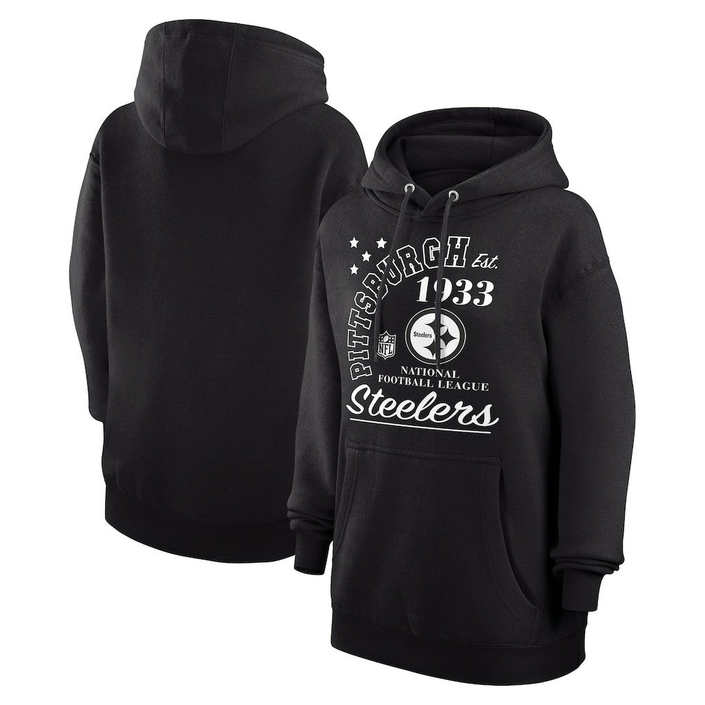 Pittsburgh Steelers Starter Unisex Arch Team Fleece Pullover Hoodie - Black for sale