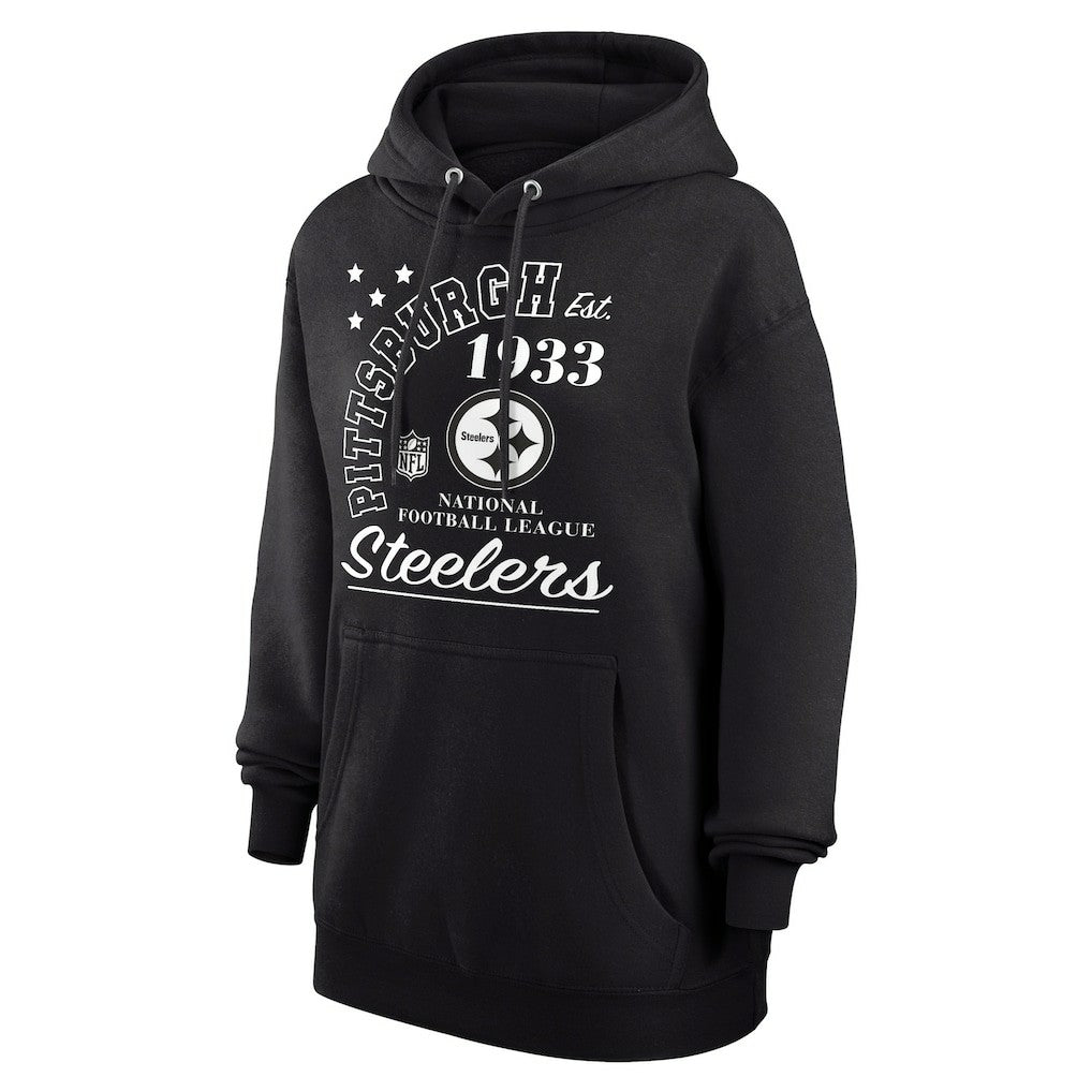 Pittsburgh Steelers Starter Unisex Arch Team Fleece Pullover Hoodie - Black for sale