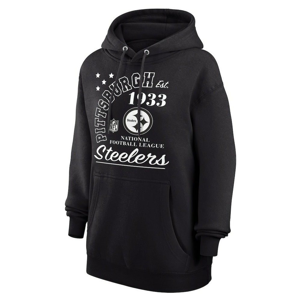 Pittsburgh Steelers Starter Unisex Arch Team Fleece Pullover Hoodie - Black for sale