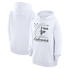 Atlanta Falcons Starter Unisex Arch Team Fleece Pullover Hoodie - White sale