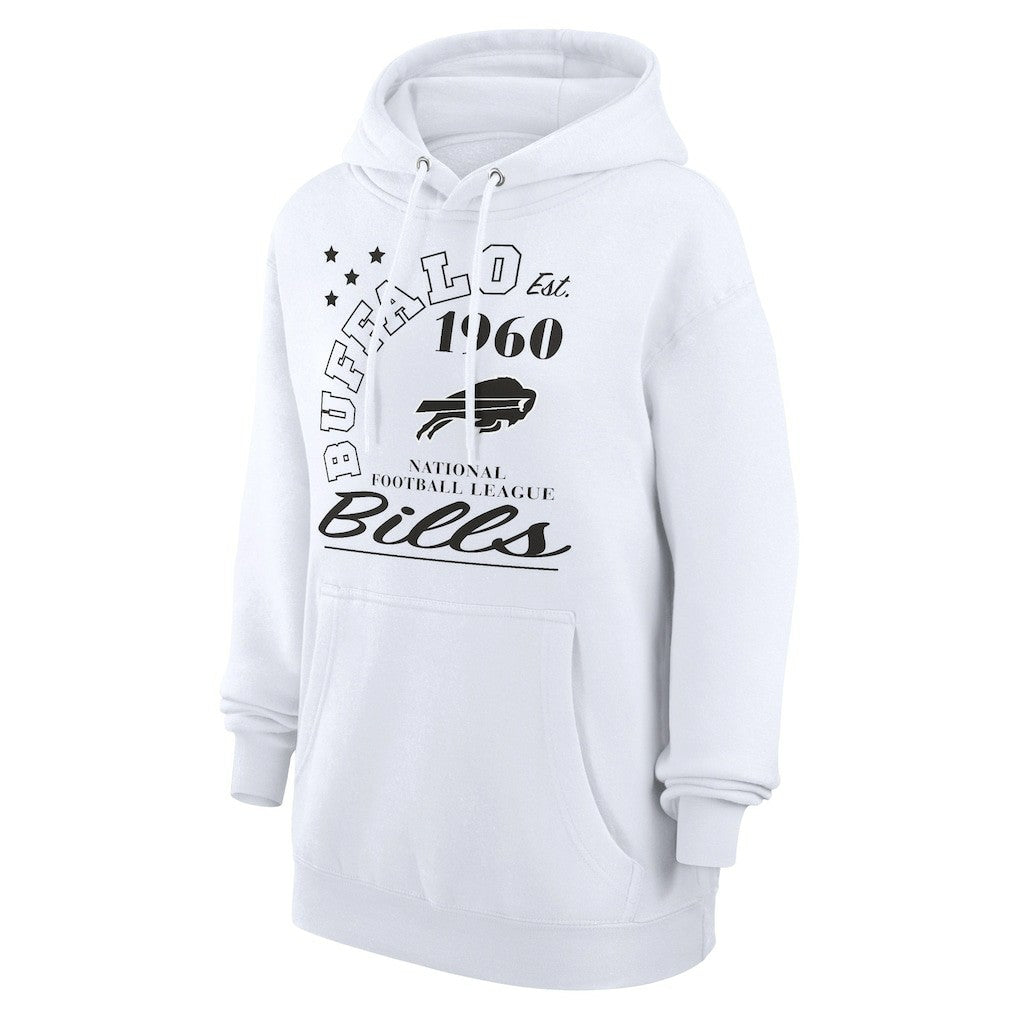 Buffalo Bills Starter Unisex Arch Team Fleece Pullover Hoodie - White online