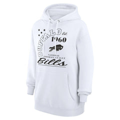Buffalo Bills Starter Unisex Arch Team Fleece Pullover Hoodie - White online