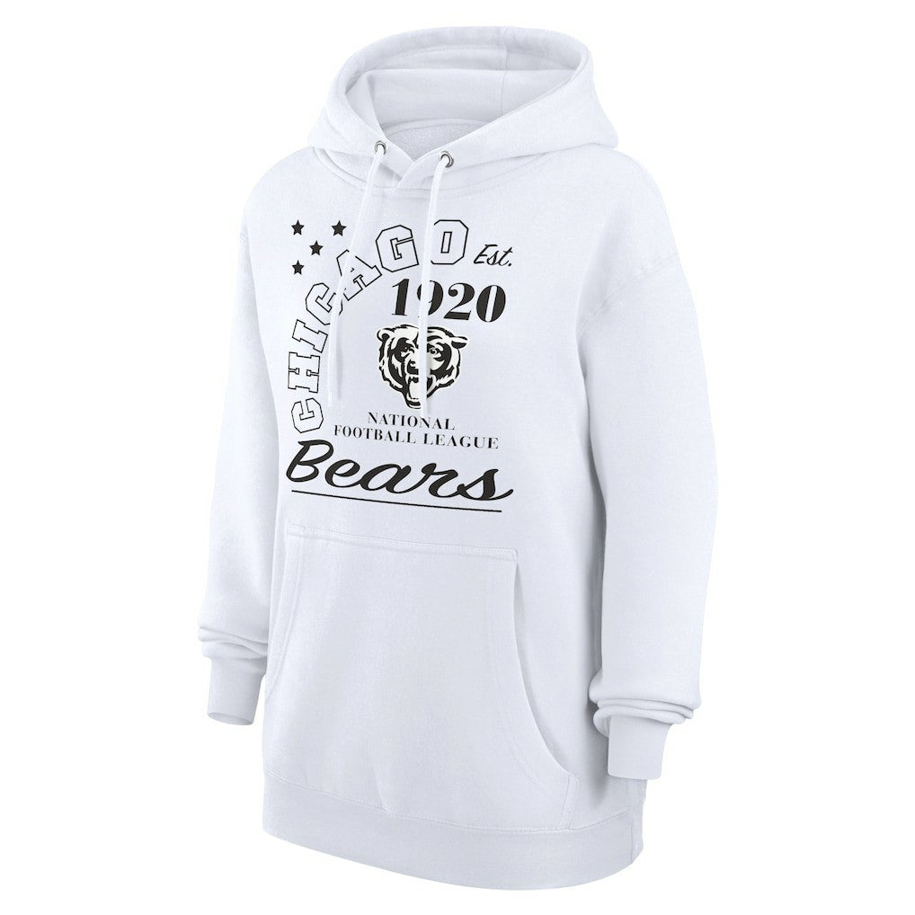 Chicago Bears Starter Unisex Arch Team Fleece Pullover Hoodie - White outlet