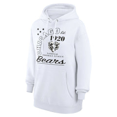 Chicago Bears Starter Unisex Arch Team Fleece Pullover Hoodie - White outlet