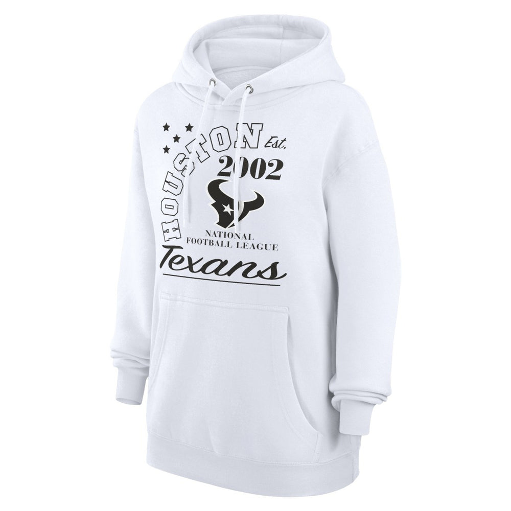 Houston Texans Starter Unisex Arch Team Fleece Pullover Hoodie - White cheap