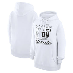 New York Giants Starter Unisex Arch Team Fleece Pullover Hoodie - White sale