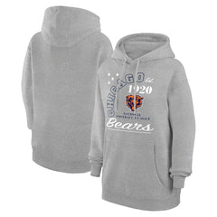 Chicago Bears Starter Unisex Arch Team Fleece Pullover Hoodie - Heather Gray for sale