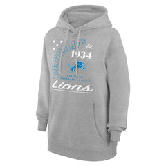 Detroit Lions Starter Unisex Arch Team Fleece Pullover Hoodie - Heather Gray for sale