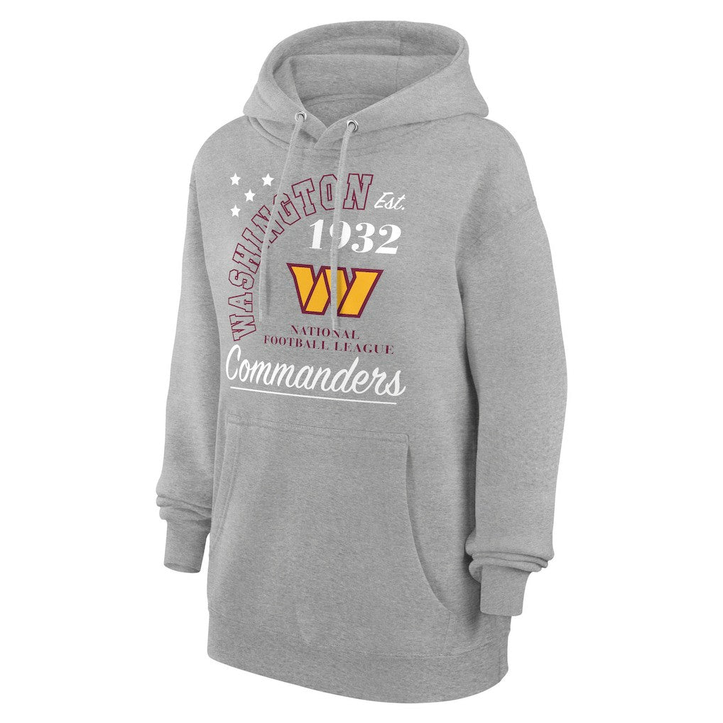 Washington Commanders Starter Unisex Arch Team Fleece Pullover Hoodie - Heather Gray cheap