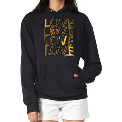 Washington Commanders G-III 4Her by Carl Banks Women's Love Graphic Pullover Hoodie - Black discount
