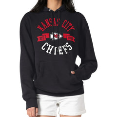 Kansas City Chiefs G-III 4Her by Carl Banks Women's City Graphic Team Fleece Pullover Hoodie - Black for sale