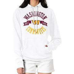 Washington Commanders G-III 4Her by Carl Banks Women's City Graphic Team Fleece Pullover Hoodie - White cheap