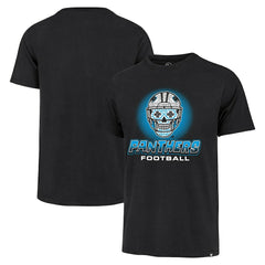 Carolina Panthers '47 Sugar Skull T-Shirt - Black for sale