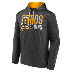 Boston Bruins Fanatics Never Quit Pullover Hoodie - Charcoal Hoodies