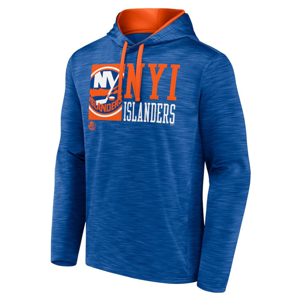 New York Islanders Fanatics Never Quit Pullover Hoodie - Royal Hoodies