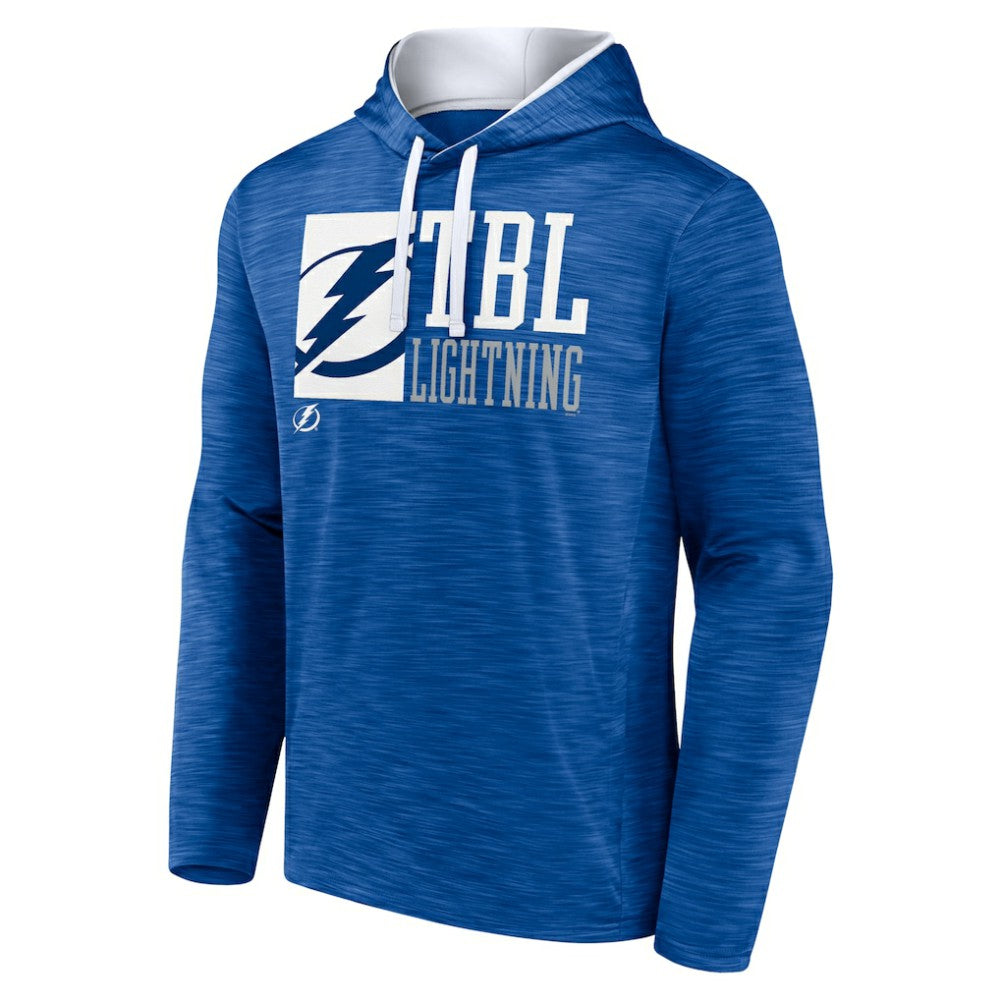 Tampa Bay Lightning Fanatics Never Quit Pullover Hoodie - Blue Hoodies