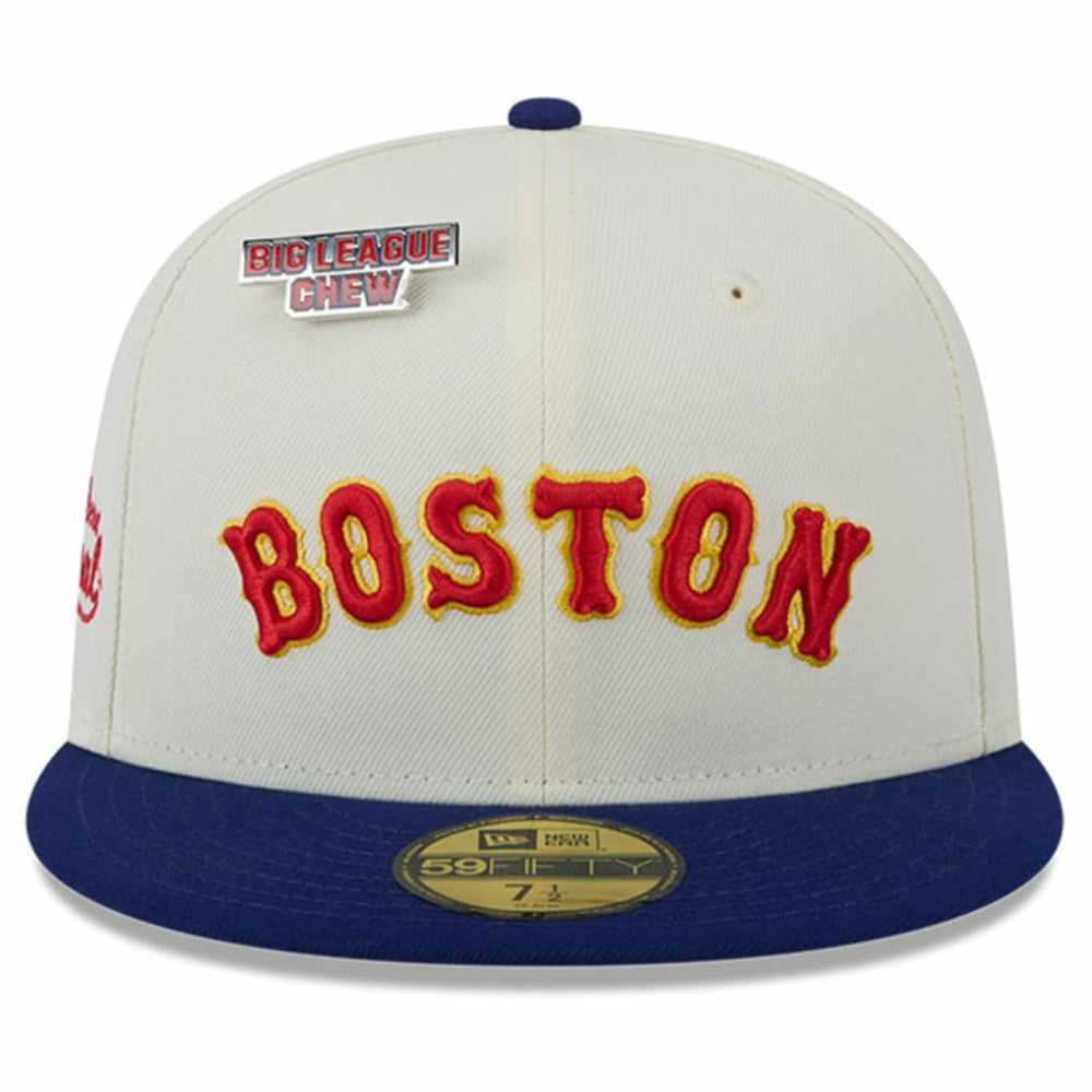 Boston Red Sox Big League Chew Original 59FIFTY Fitted Hat White