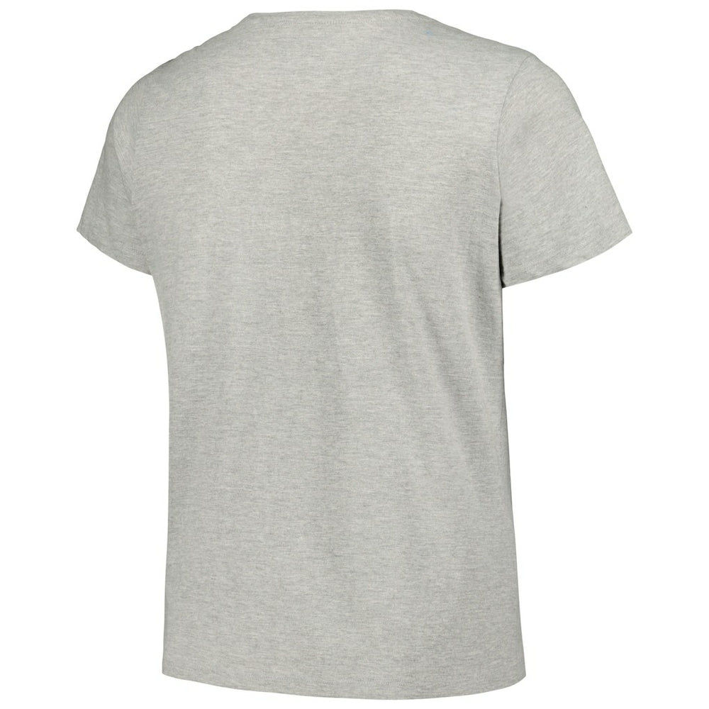 New Orleans Saints Women's Plus Size Arch Over Logo T-Shirt - Heather Gray for sale