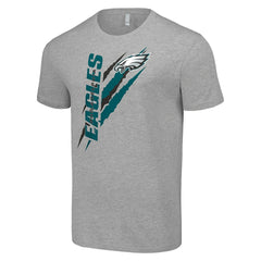 Philadelphia Eagles Starter Color Scratch T-Shirt - Heather Gray online