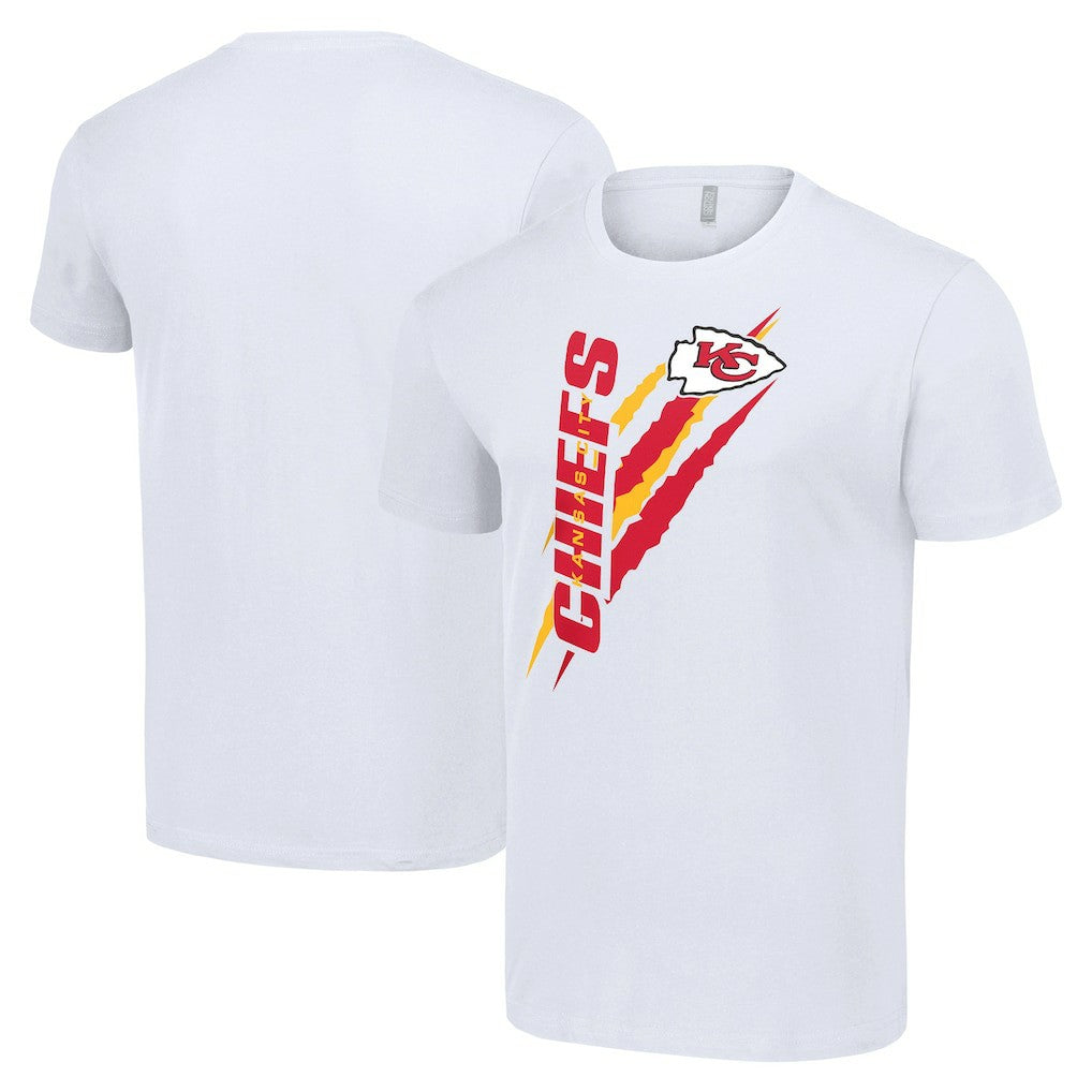Kansas City Chiefs Starter Color Scratch T-Shirt - White sale