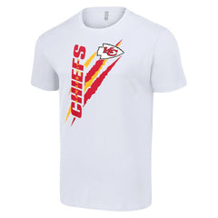 Kansas City Chiefs Starter Color Scratch T-Shirt - White sale