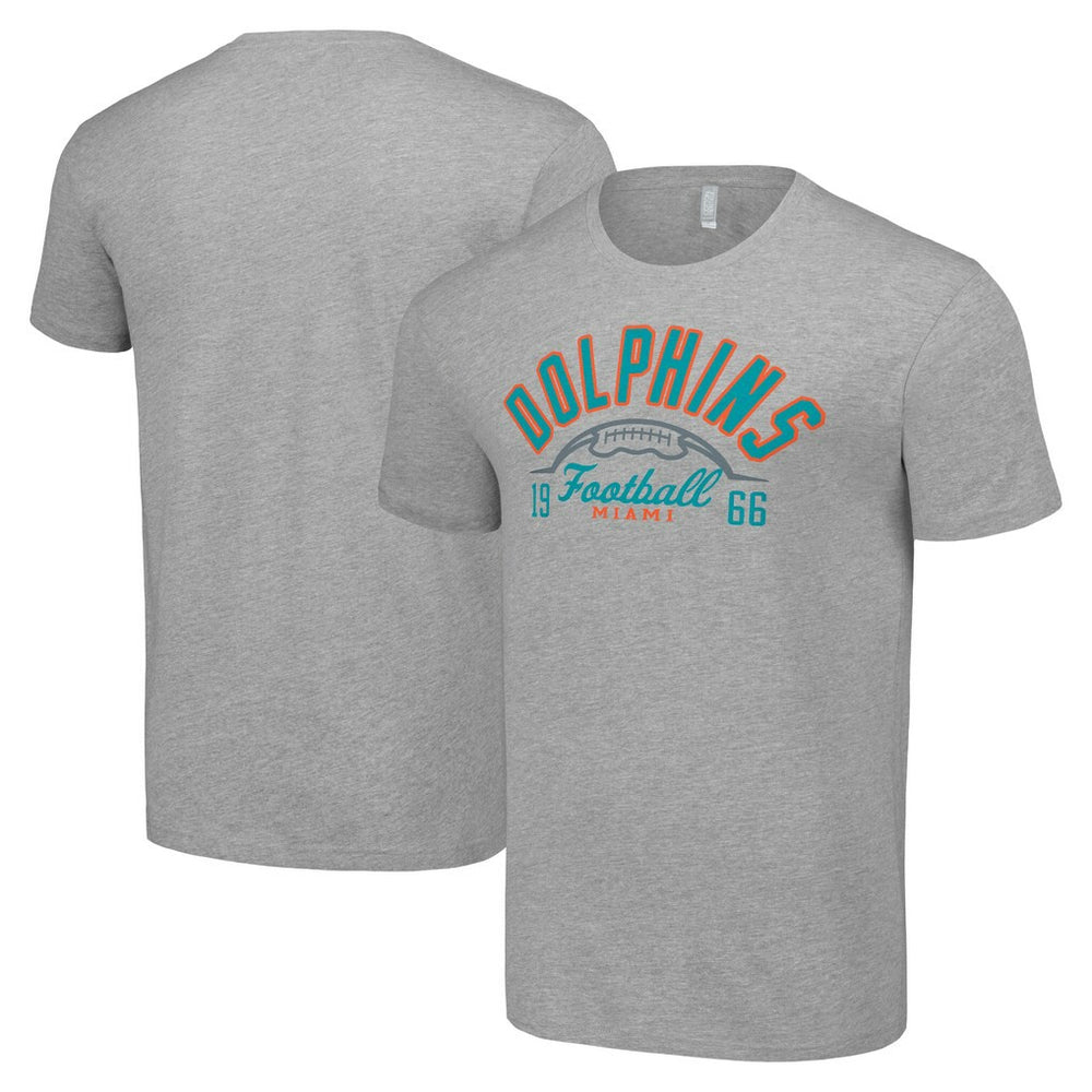 Miami Dolphins Starter Half Ball Team T-Shirt - Heather Gray cheap