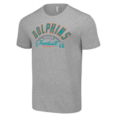 Miami Dolphins Starter Half Ball Team T-Shirt - Heather Gray cheap