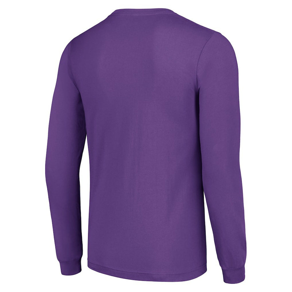 Minnesota Vikings Starter Half Ball Team Long Sleeve T-Shirt - Purple cheap