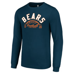 Chicago Bears Starter Half Ball Team Long Sleeve T-Shirt - Navy cheap