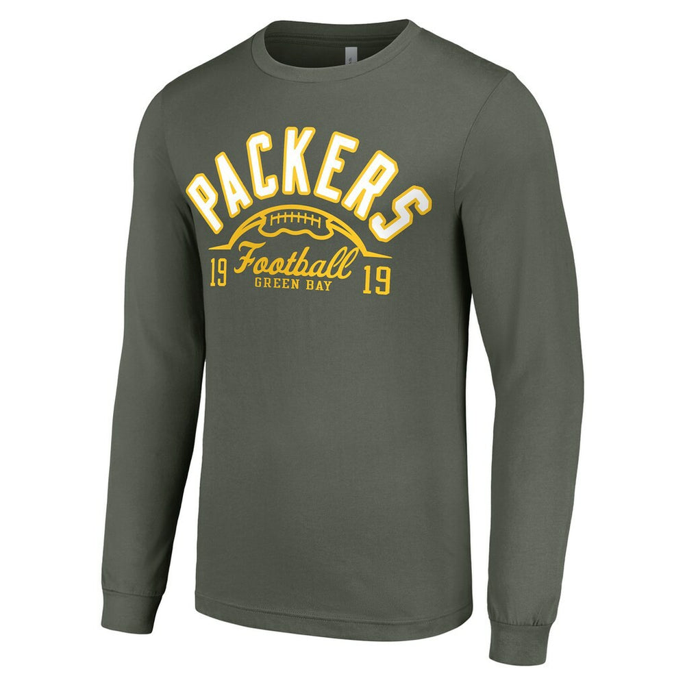 Green Bay Packers Starter Half Ball Team Long Sleeve T-Shirt - Green outlet