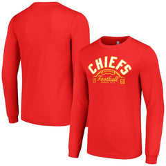 Kansas City Chiefs Starter Half Ball Team Long Sleeve T-Shirt - Red cheap