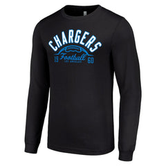 Los Angeles Chargers Starter Half Ball Team Long Sleeve T-Shirt - Black discount